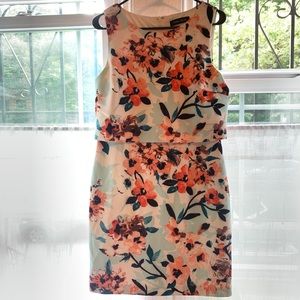 Knee-length Floral Dress